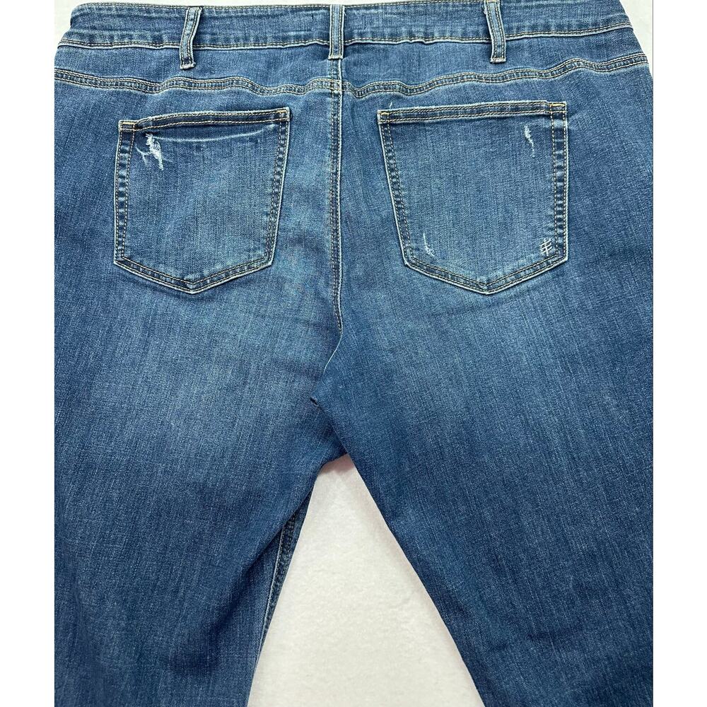 Silver Jeans Co. Boyfriend Distressed Stretch Jeans Women’s Plus Size 20W - Picture 6 of 12